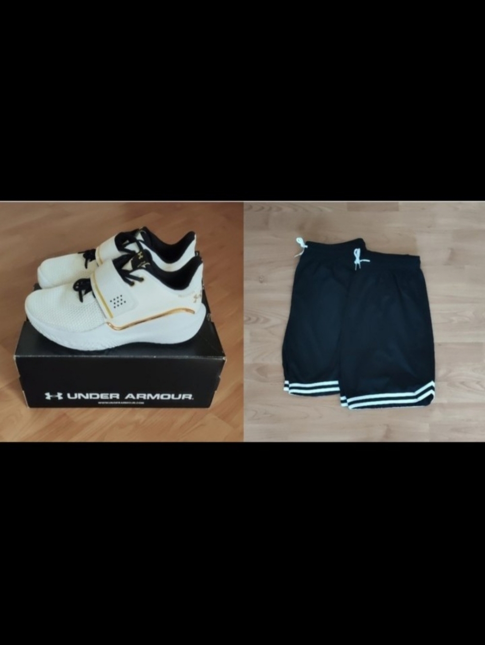 Under Armour Flow Futr X Basketball Shoes & 2 Basketball Shorts